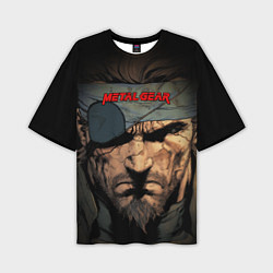 Футболка оверсайз мужская Веном Снейк Metal gear game, цвет: 3D-принт
