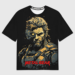 Футболка оверсайз мужская Веном Снейк Metal gear game, цвет: 3D-принт