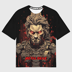 Футболка оверсайз мужская Venom Snake Metal gear game, цвет: 3D-принт