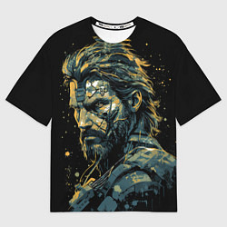 Футболка оверсайз мужская Venom Snake Metal gear game, цвет: 3D-принт