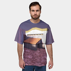 Футболка оверсайз мужская Counter Strike 1 6 de nuke, цвет: 3D-принт — фото 2