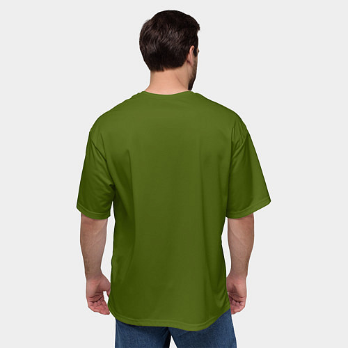 Мужская футболка оверсайз Убирайся с моей территории / 3D-принт – фото 4