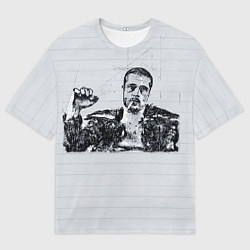 Футболка оверсайз мужская Тайлер кайфует, цвет: 3D-принт