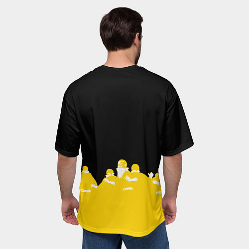 Мужская футболка оверсайз Боевой отряд Полный провал Fighter D / 3D-принт – фото 4