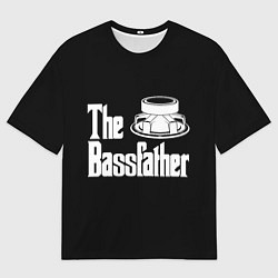 Футболка оверсайз мужская Басс папа, цвет: 3D-принт