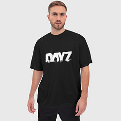 Футболка оверсайз мужская Dayz logo white, цвет: 3D-принт — фото 2