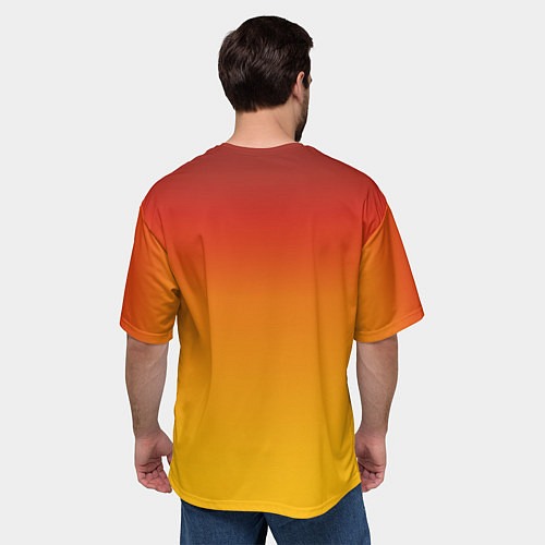 Мужская футболка оверсайз Планета обезьян постер / 3D-принт – фото 4