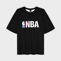 Футболка оверсайз мужская NBA logo sport, цвет: 3D-принт