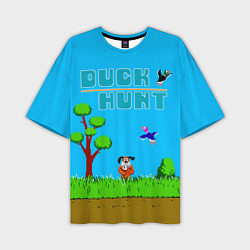 Футболка оверсайз мужская Duck hunt dog, цвет: 3D-принт