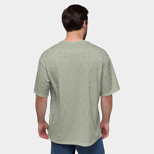 Мужская футболка оверсайз Род всему глава / 3D-принт – фото 4