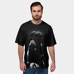 Футболка оверсайз мужская Hellblade, цвет: 3D-принт — фото 2