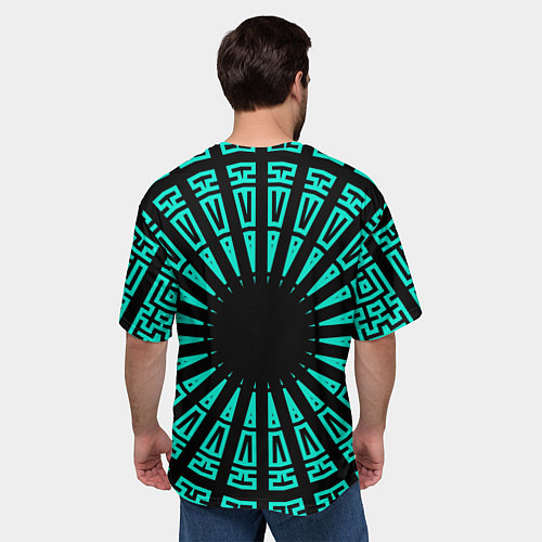 Мужская футболка оверсайз Кафка Хибино Кайдзю номер 8 / 3D-принт – фото 4