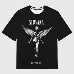 Футболка оверсайз мужская Nirvana album, цвет: 3D-принт