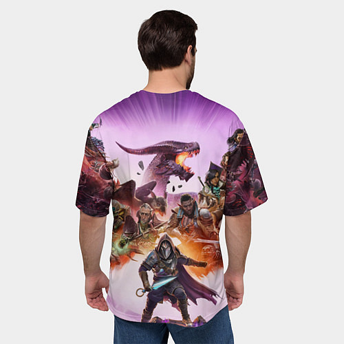Мужская футболка оверсайз Герои Dragon age the veilguard / 3D-принт – фото 4