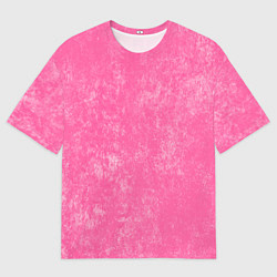 Футболка оверсайз мужская Pink bleached splashes, цвет: 3D-принт