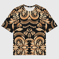 Футболка оверсайз мужская Славянский этнический узор, цвет: 3D-принт