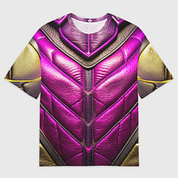 Футболка оверсайз мужская Текстурная кожа в космическом стиле, цвет: 3D-принт