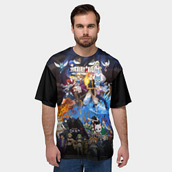 Футболка оверсайз мужская Фейри Тейл, цвет: 3D-принт — фото 2