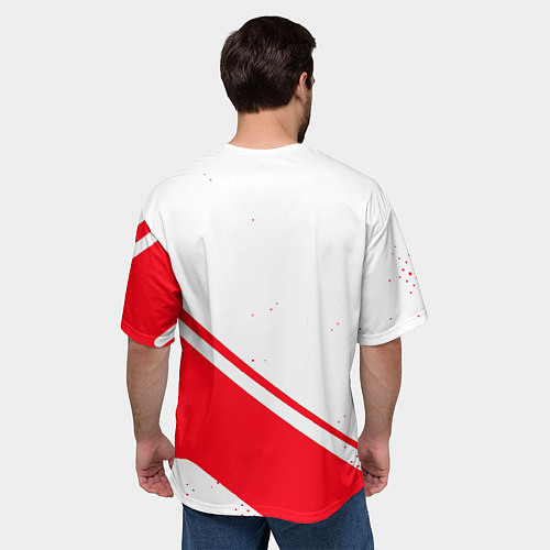 Мужская футболка оверсайз СССР спортивный стиль и знак качества / 3D-принт – фото 4