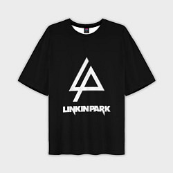 Мужская футболка оверсайз Linkin park logo brend music