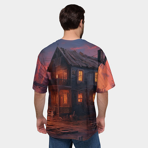 Мужская футболка оверсайз PUBG девушка в игре / 3D-принт – фото 4