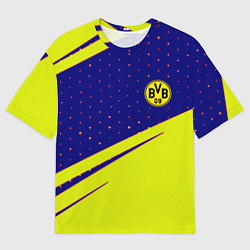 Футболка оверсайз мужская Borussia logo geometry, цвет: 3D-принт