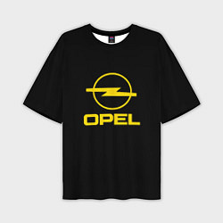 Футболка оверсайз мужская Opel yellow, цвет: 3D-принт