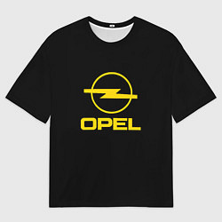 Футболка оверсайз мужская Opel yellow, цвет: 3D-принт