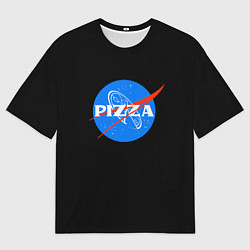 Мужская футболка оверсайз Пица мем бренд