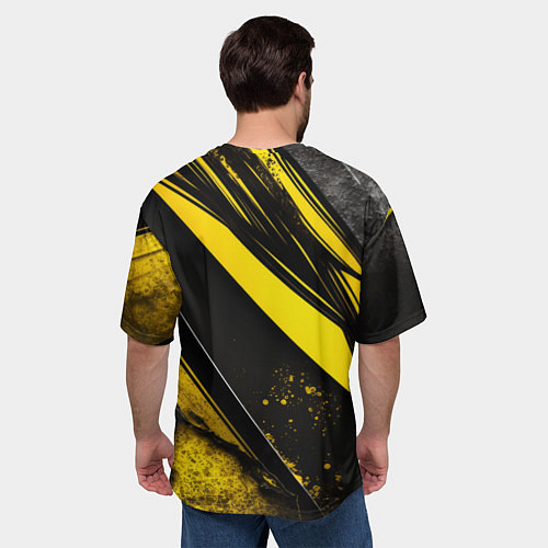 Мужская футболка оверсайз Байкер Пикачу / 3D-принт – фото 4