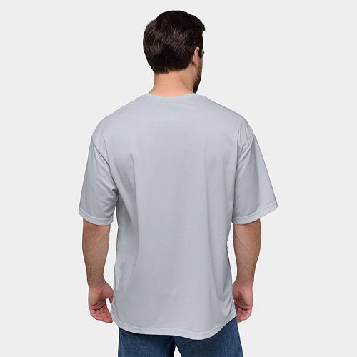 Мужская футболка оверсайз Сонный палтус / 3D-принт – фото 4