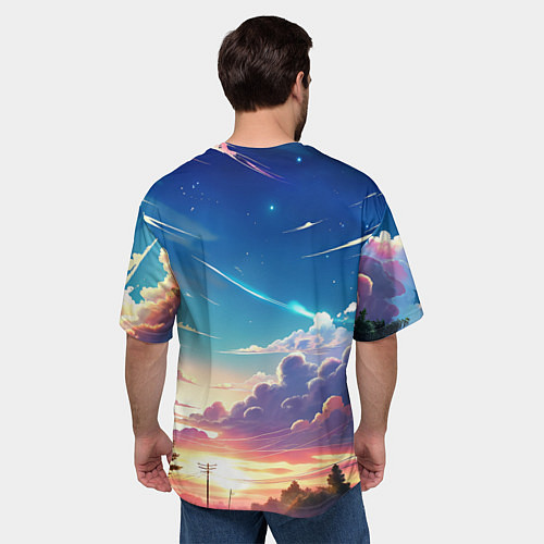 Мужская футболка оверсайз Pokemon butterfree / 3D-принт – фото 4