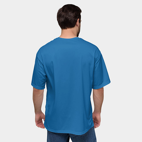 Мужская футболка оверсайз Home is where the cats are / 3D-принт – фото 4