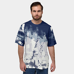 Футболка оверсайз мужская Яркий абстрактный узор для спорта, цвет: 3D-принт — фото 2