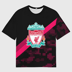 Футболка оверсайз мужская Liverpool sport fc club, цвет: 3D-принт