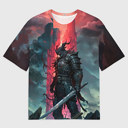 Футболка оверсайз мужская Рыцарь из армии тьмы, цвет: 3D-принт