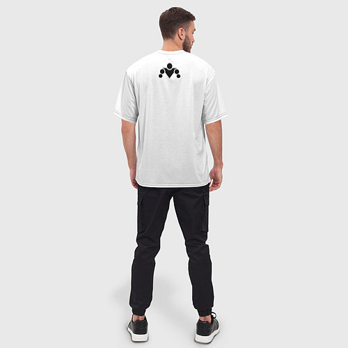 Мужская футболка оверсайз Street Workout Coalition / 3D-принт – фото 4