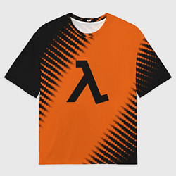 Футболка оверсайз мужская Half life orange box, цвет: 3D-принт