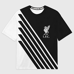 Футболка оверсайз мужская Liverpool sport fc geometry, цвет: 3D-принт