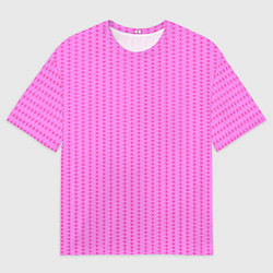 Футболка оверсайз мужская Паттерн сетчатый контурный, цвет: 3D-принт