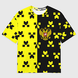 Футболка оверсайз мужская Minecraft Russia, цвет: 3D-принт
