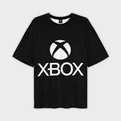 Мужская футболка оверсайз X-box logo black