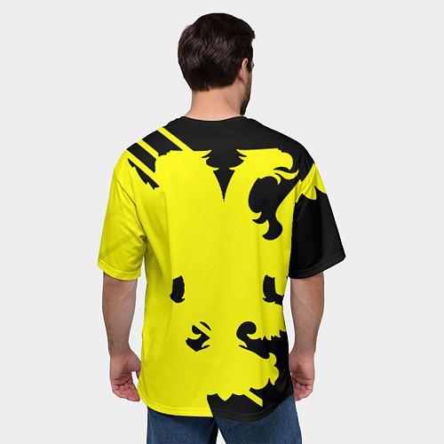 Мужская футболка оверсайз Имперская Россия герб / 3D-принт – фото 4