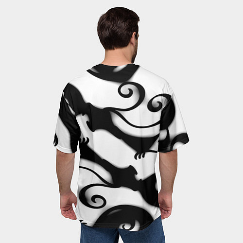 Мужская футболка оверсайз Стальной алхимик аниме / 3D-принт – фото 4