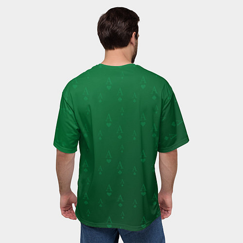 Мужская футболка оверсайз Фишки -игра / 3D-принт – фото 4