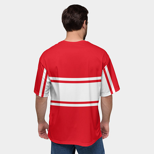 Мужская футболка оверсайз Герб Российской Федерации / 3D-принт – фото 4
