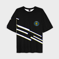 Футболка оверсайз мужская Inter line fc, цвет: 3D-принт