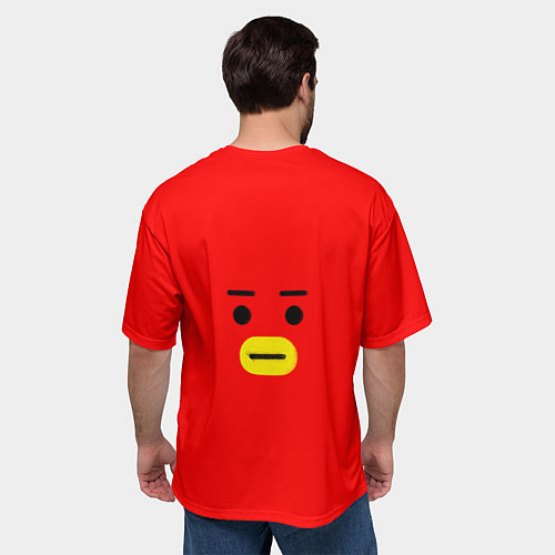 Мужская футболка оверсайз BT21 Tata / 3D-принт – фото 4