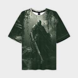 Мужская футболка оверсайз Рыцарь из Dark Souls