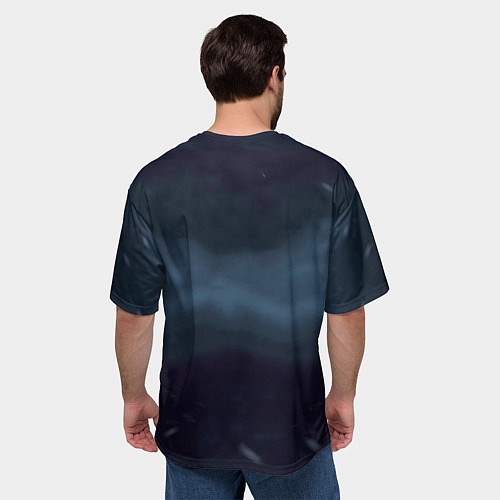 Мужская футболка оверсайз Викинг хускарл с секирой / 3D-принт – фото 4